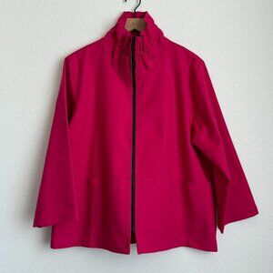 🌻 Caroline Rose Sunset Skies After Dark Jacket in Deep Pink